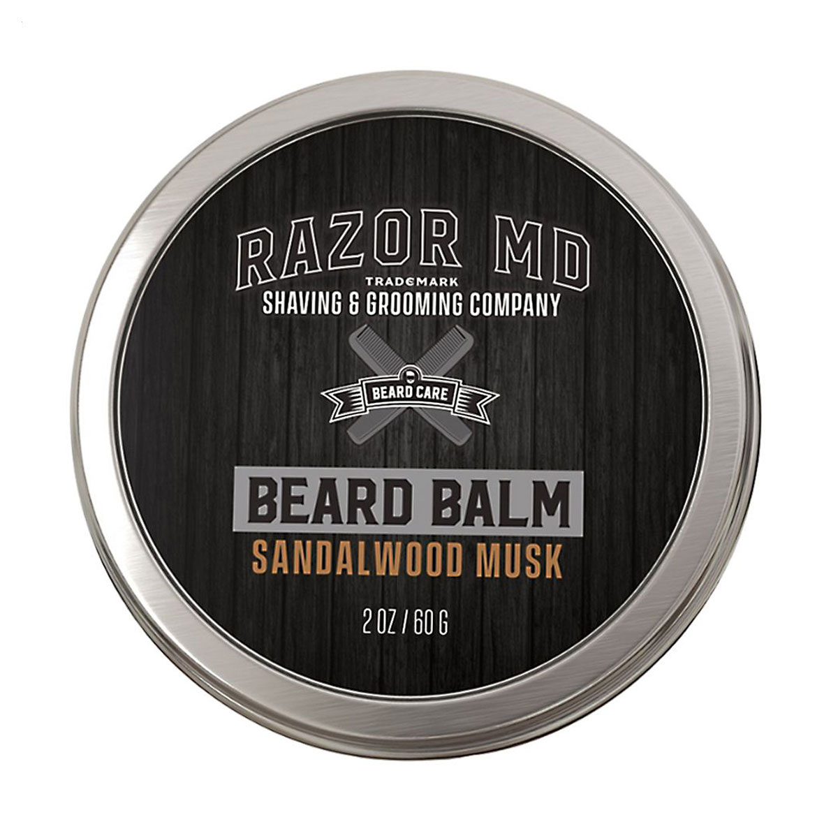 Чоловічий бальзам для бороди Razor MD Beard Balm Сандалове дерево та мускус, 60 г